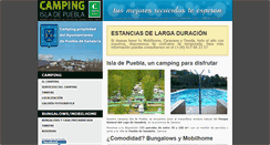 Desktop Screenshot of campingzamora.es