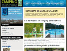 Tablet Screenshot of campingzamora.es